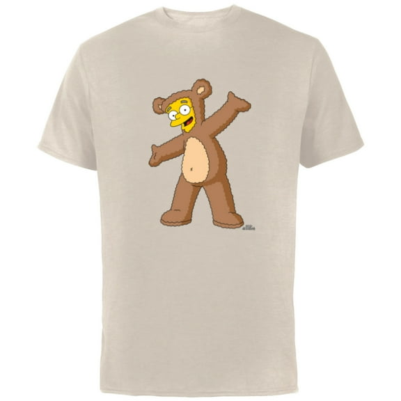 The Simpsons Smithers Bobo Bear Costume - Short Sleeve Cotton T-Shirt for Adults - Customized-Natural