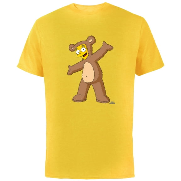 The Simpsons Smithers Bobo Bear Costume - Short Sleeve Cotton T-Shirt for Adults - Customized-Yellow