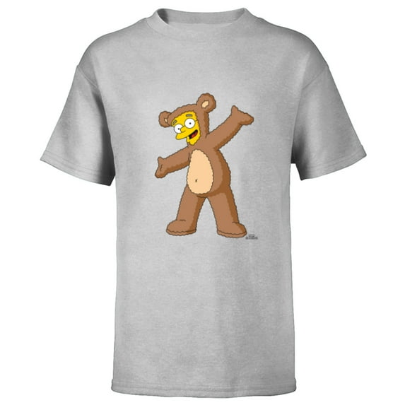 The Simpsons Smithers Bobo Bear Costume - Short Sleeve T-Shirt for Kids - Customized-Athletic Heather