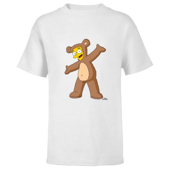 The Simpsons Smithers Bobo Bear Costume - Short Sleeve T-Shirt for Kids - Customized-White