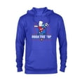 thumbnail image 1 of The Simpsons Soccer Bart Simpson Over the Top - Pullover Hoodie for Adults - Customized-Navy, 1 of 5