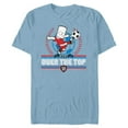 thumbnail image 1 of The Simpsons Soccer Bart Simpson Over the Top - Short Sleeve Blended T-Shirt for Adults - Customized-Ocean Blue, 1 of 5