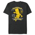 thumbnail image 1 of The Simpsons Soccer Bart Simpson Springfield United - Short Sleeve Blended T-Shirt for Adults - Customized-Dark Heather, 1 of 5