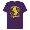 thumbnail image 1 of The Simpsons Soccer Bart Simpson Springfield United - Short Sleeve Blended T-Shirt for Adults - Customized-Purple, 1 of 5