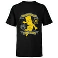 thumbnail image 1 of The Simpsons Soccer Bart Simpson Springfield United - Short Sleeve T-Shirt for Kids - Customized-Black, 1 of 5