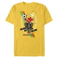 thumbnail image 1 of The Simpsons Soccer Bart Simpson Springfield Victory - Short Sleeve Blended T-Shirt for Adults - Customized-Yellow, 1 of 5