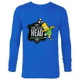 thumbnail image 1 of The Simpsons Soccer Bart Simpson Use Your Head - Long Sleeve T-Shirt for Men - Customized-Navy, 1 of 5