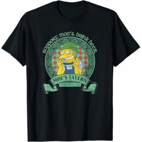 The Simpsons Support Moe's Drink Beer V2 Graphic T-Shirt, Size S-5XL