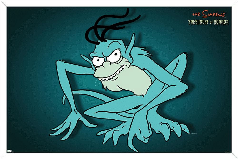 The Simpsons: Treehouse of Horror - Gremlin Wall Poster, 22.375" x 34", Framed