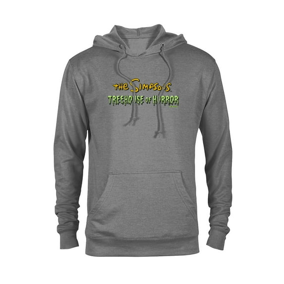 The Simpsons Treehouse of Horror Halloween Logo - Pullover Hoodie for Adults - Customized-Graphite Heather