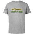 thumbnail image 1 of The Simpsons Treehouse of Horror Halloween Logo - Short Sleeve Cotton T-Shirt for Adults - Customized-Athletic Heather, 1 of 5
