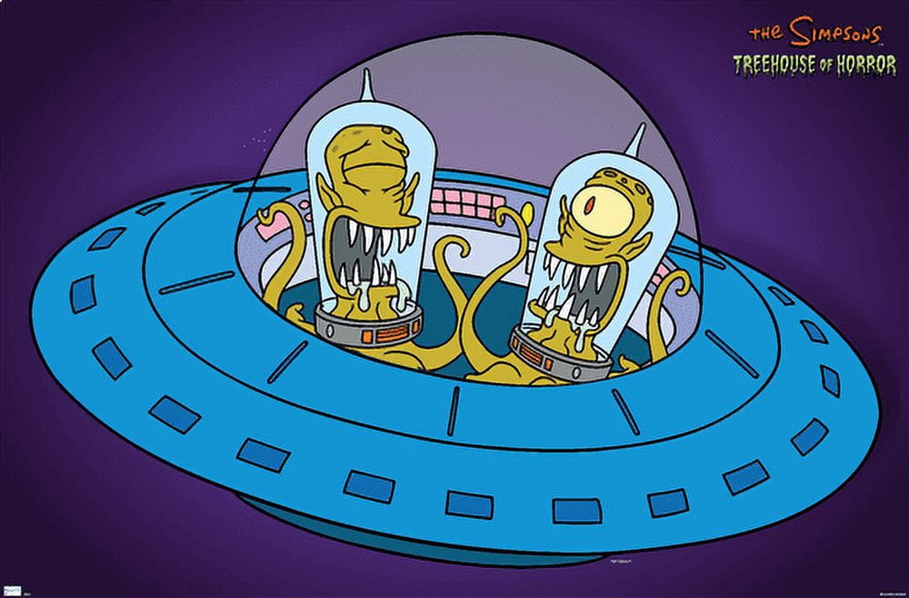 The Simpsons: Treehouse of Horror - Kang and Kodos Wall Poster, 22.375" x 34"