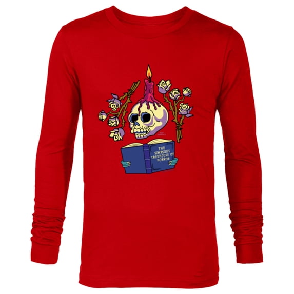The Simpsons Treehouse of Horror - Long Sleeve T-Shirt for Men - Customized-New Red