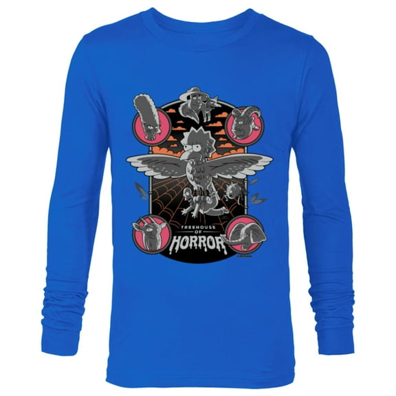 The Simpsons Treehouse of Horror Poster - Long Sleeve T-Shirt for Men - Customized-Navy