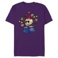 thumbnail image 1 of The Simpsons Treehouse of Horror - Short Sleeve Blended T-Shirt for Adults - Customized-Purple, 1 of 5