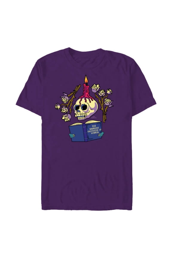 Treehouse of Horror - Short Sleeve Blended T-Shirt for Adults - Customized-Purple