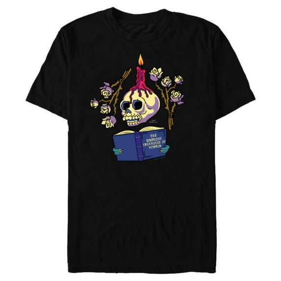 The Simpsons Treehouse of Horror - Short Sleeve Blended T-Shirt for Adults - Customized-Black