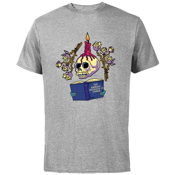 The Simpsons Treehouse of Horror - Short Sleeve Cotton T-Shirt for Adults - Customized-Athletic Heather