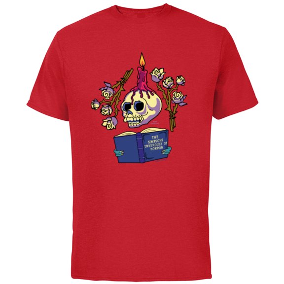 The Simpsons Treehouse of Horror - Short Sleeve Cotton T-Shirt for Adults - Customized-Red