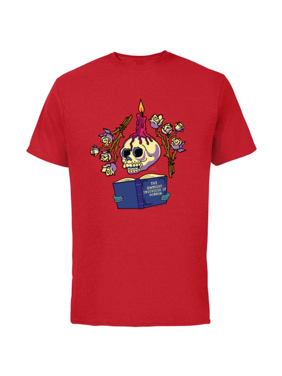 Treehouse of Horror - Short Sleeve Cotton T-Shirt for Adults - Customized-Red