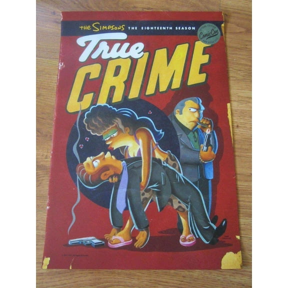 The Simpsons True Crime 2017 Comic-Con 13x20 mini poster