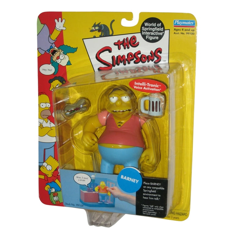 The Simpsons Wave 2 Barney Gumble Playmates Action Figure The Simpsons Wave 2 Barney Gumble Playmates Action Figure