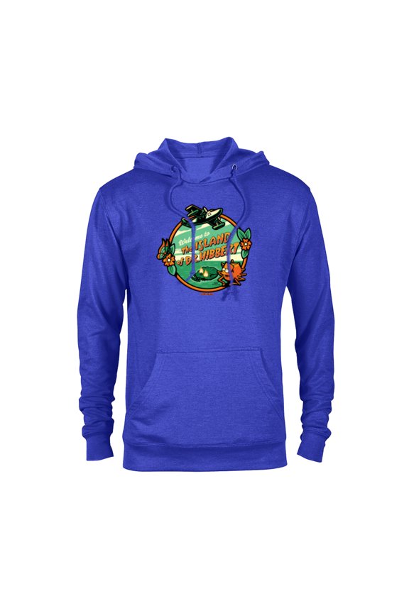 Welcome to the Island of Dr. Hibbert Halloween - Pullover Hoodie for Adults - Customized-Royal Heather