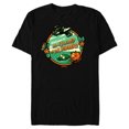 thumbnail image 1 of The Simpsons Welcome to the Island of Dr. Hibbert Halloween - Short Sleeve Blended T-Shirt for Adults - Customized-Black Snow Heather, 1 of 5
