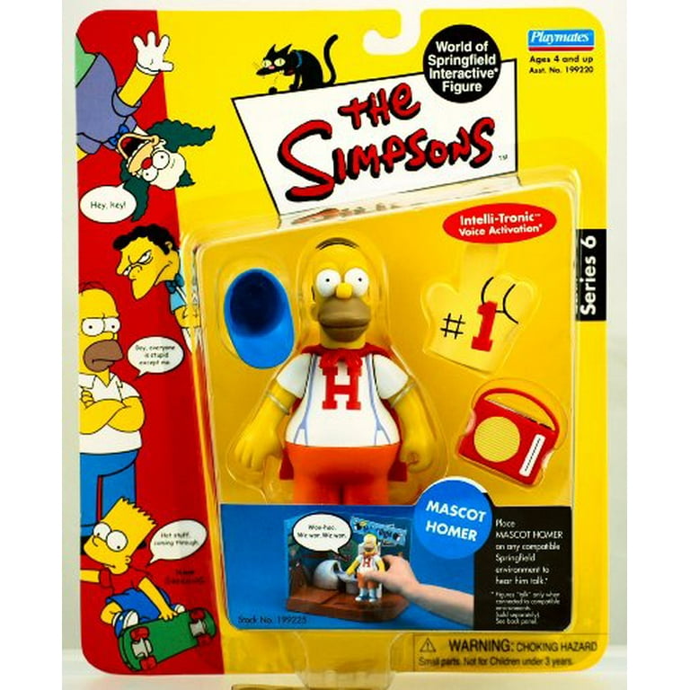 The Simpsons World of Springfield Mascot Homer Figure 2001