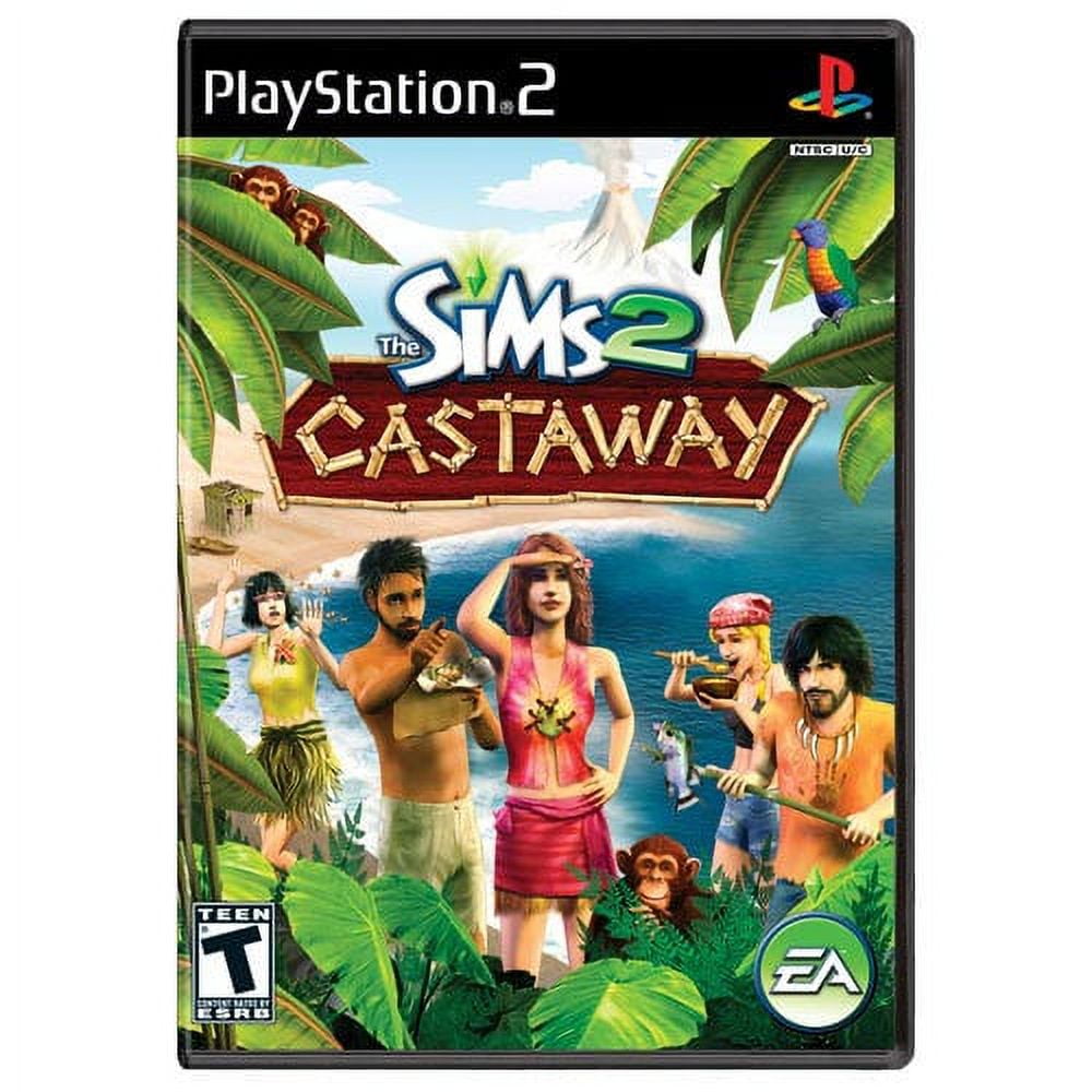 Sims 2 Castaway PS2 Sony PlayStation 2 Instruction Manual Only