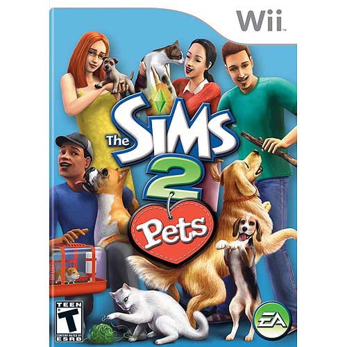 Restored Cokem International Preown Wii The Sims 2: Pets