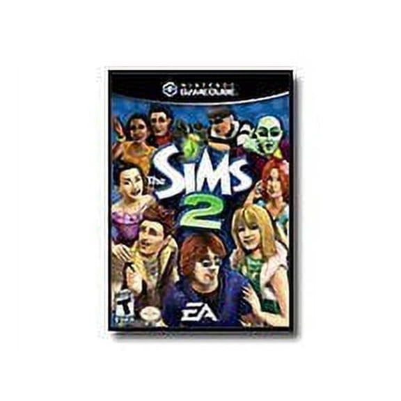Restored The Sims 2 Video Game for Nintendo Gamecube, Life Simulation, 2 Offline Players