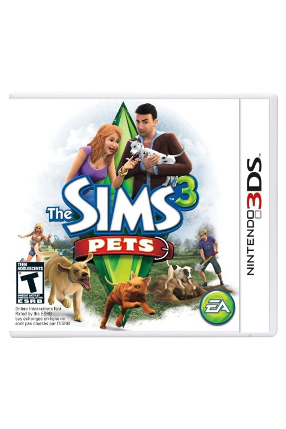 The Sims 3: Pets Video Game, Physical/Nintendo 3DS, Simulation, Pets, Adventure, Parental Controls, 1 Player