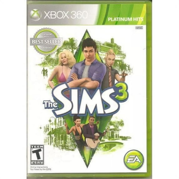XBOX 360 The Sims 3 - Platinum Hits Edition (Refurbished)