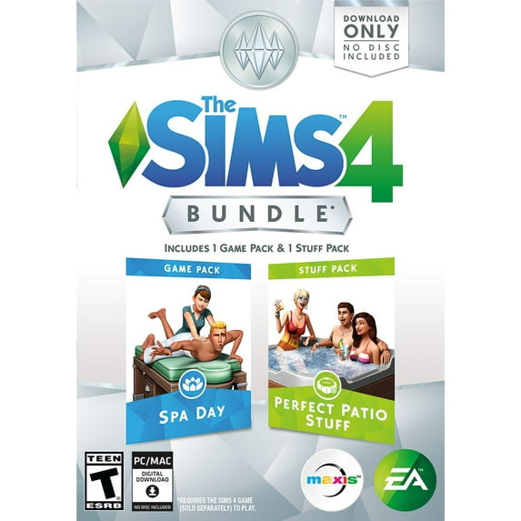 The Sims 4 Bundle Spa Day & Perfect Patio Stuff Expansion Pack
