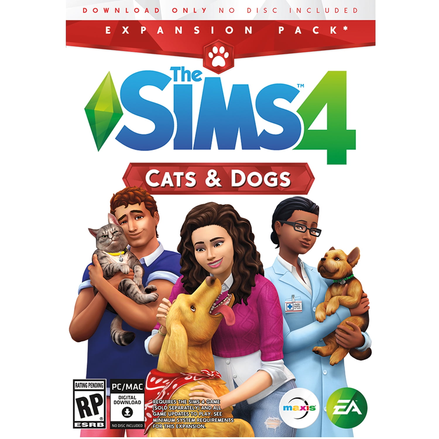 The Sims 4: Cats & Dogs Expansion Pack - PC 