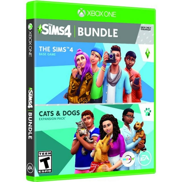 Electronic Arts The Sims 4 Plus Cats & Dogs Game Pack Bundle Xbox One