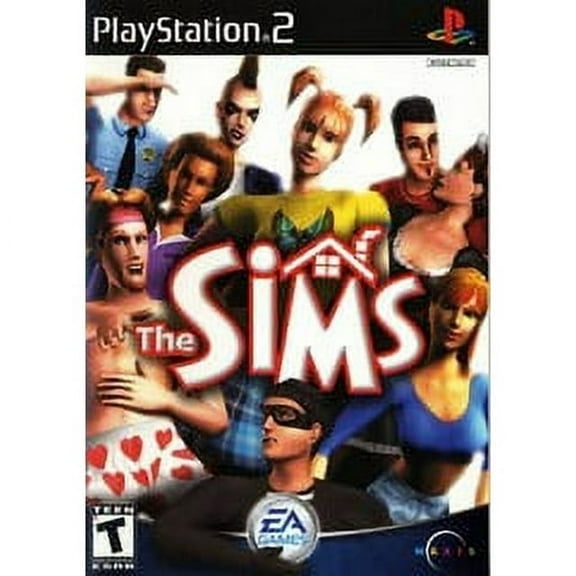 Pre-Owned The Sims by Electronic Arts, PlayStation 2, Simulation, Physical Edition, Parental Controls, 2 Offline Players