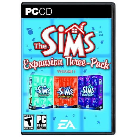 Pre-Owned The Sims: Expansion Three-Pack, Vol. 1 - Unleashed / Superstar / House Party