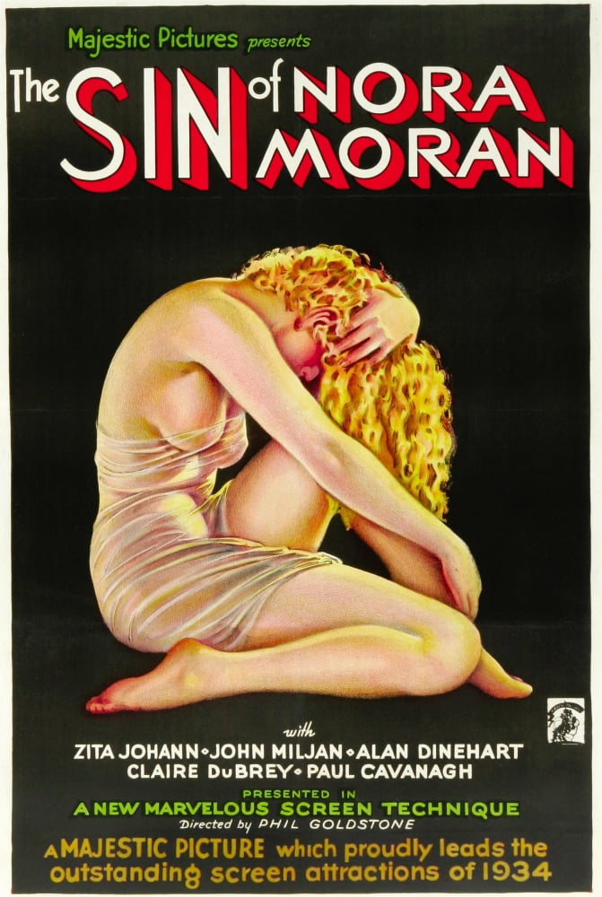 The Sin Of Nora Moran Canvas Art - (11 x 17)
