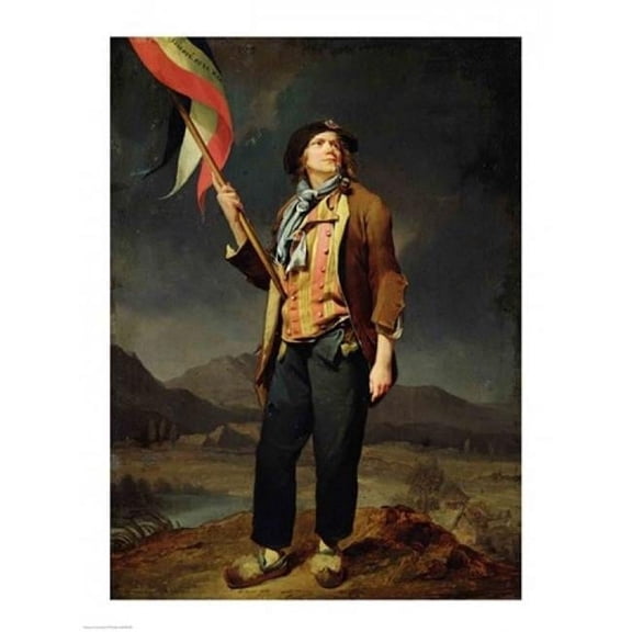 The Singer Chenard Poster Print by Louis-Leopold Boilly - 24 x 36 in. - Large