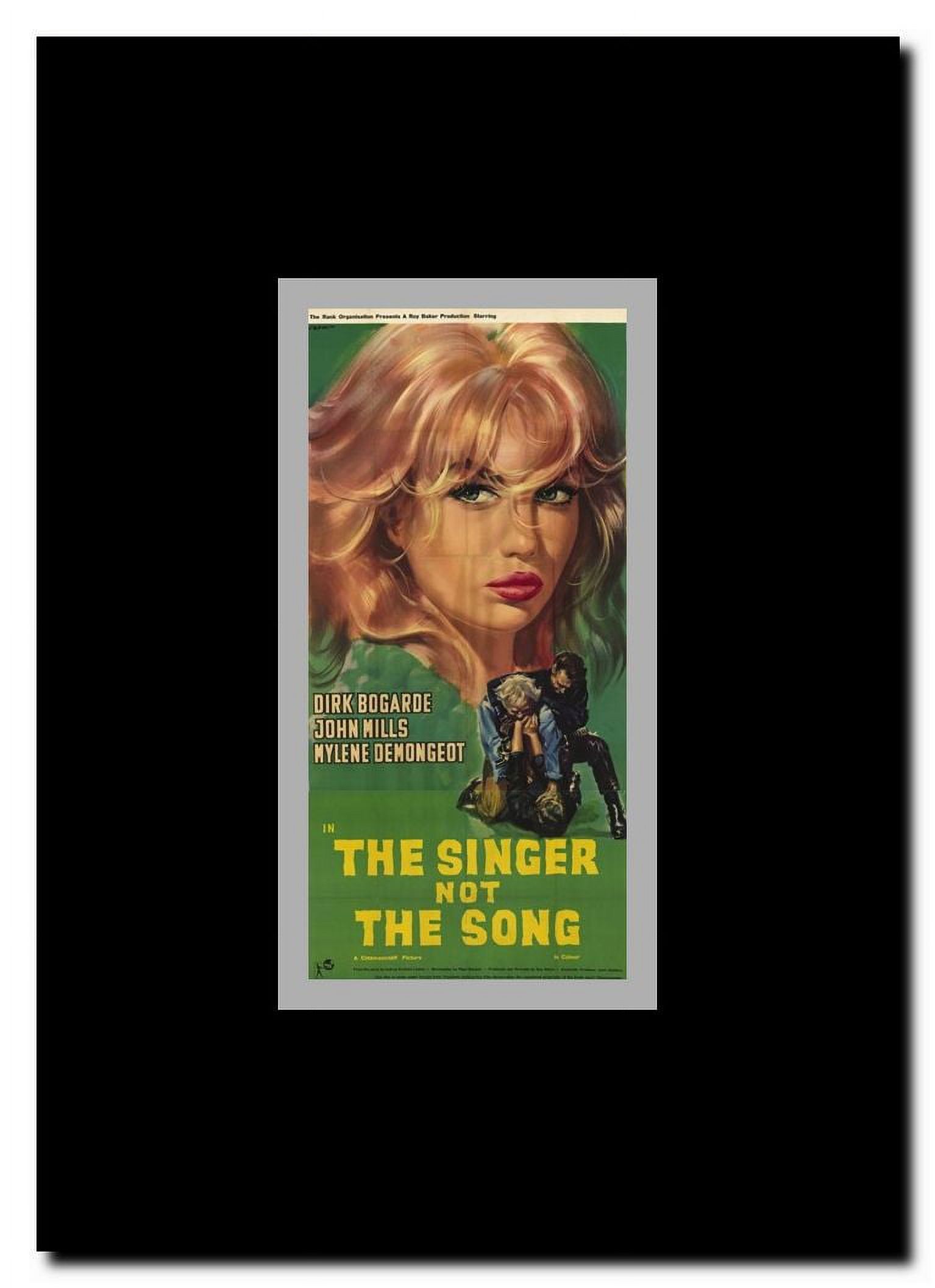 The Singer Not the Song Framed Movie Poster