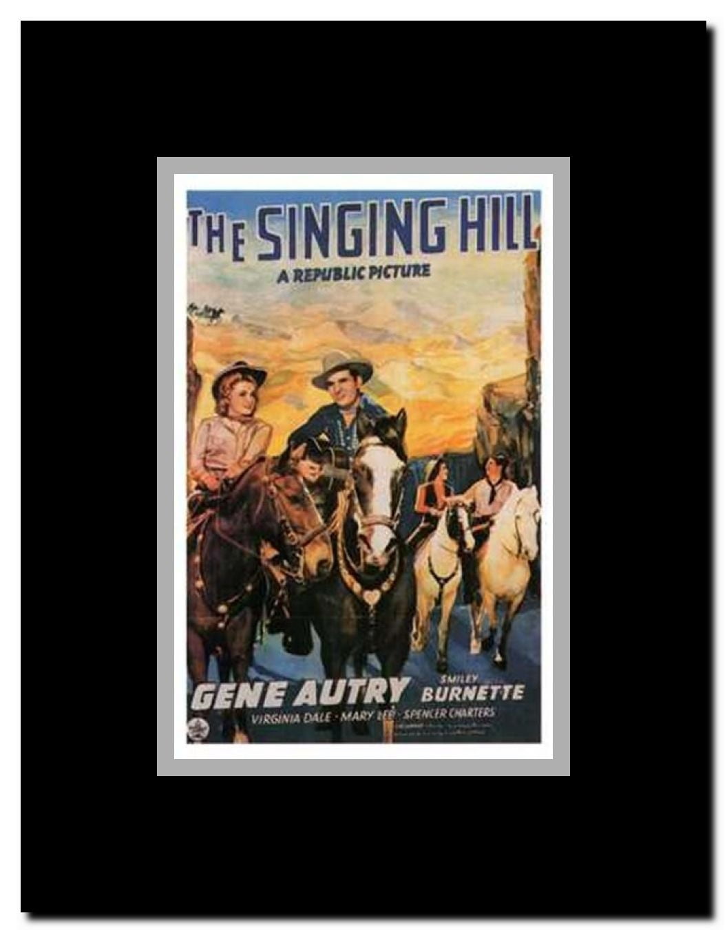 The Singing Hill Framed Movie Poster