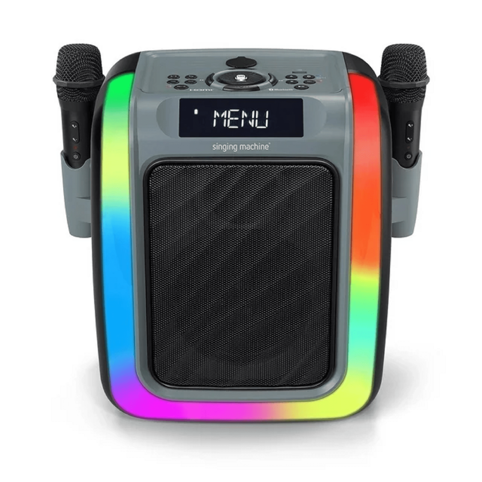 The Singing Machine Cast Cube Karaoke with Voice Microphone and Song