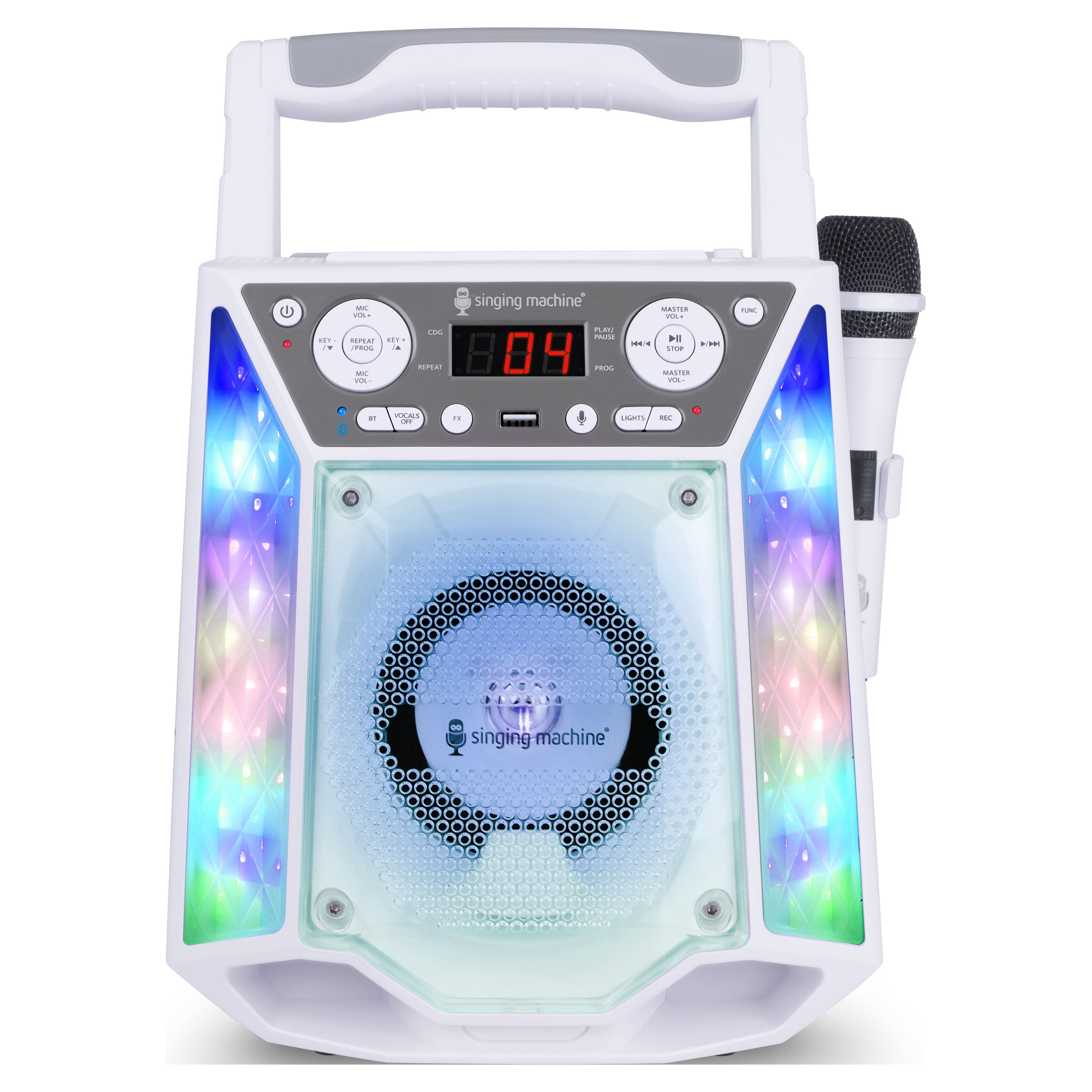 The Singing Machine Shine Voice SML2350 Karaoke Machine with Voice Assistant - image 1 of 7