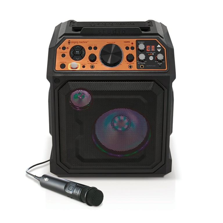 Singing Machine Studio Bluetooth Karaoke with Auto-Tune