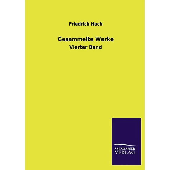 Gesammelte Werke (Paperback)