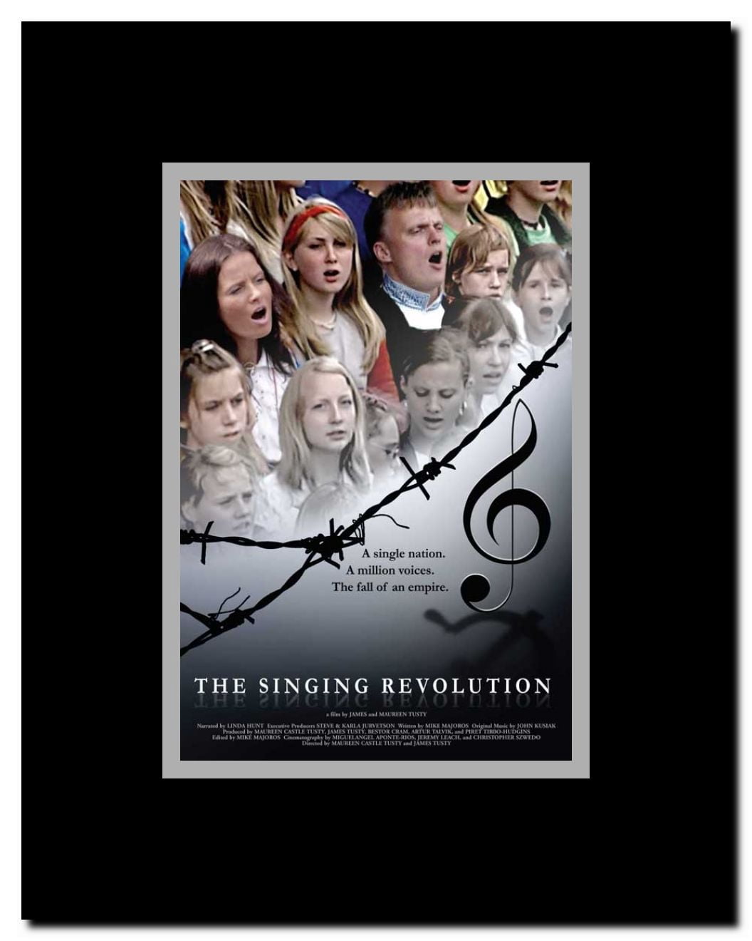 The Singing Revolution Framed Movie Poster