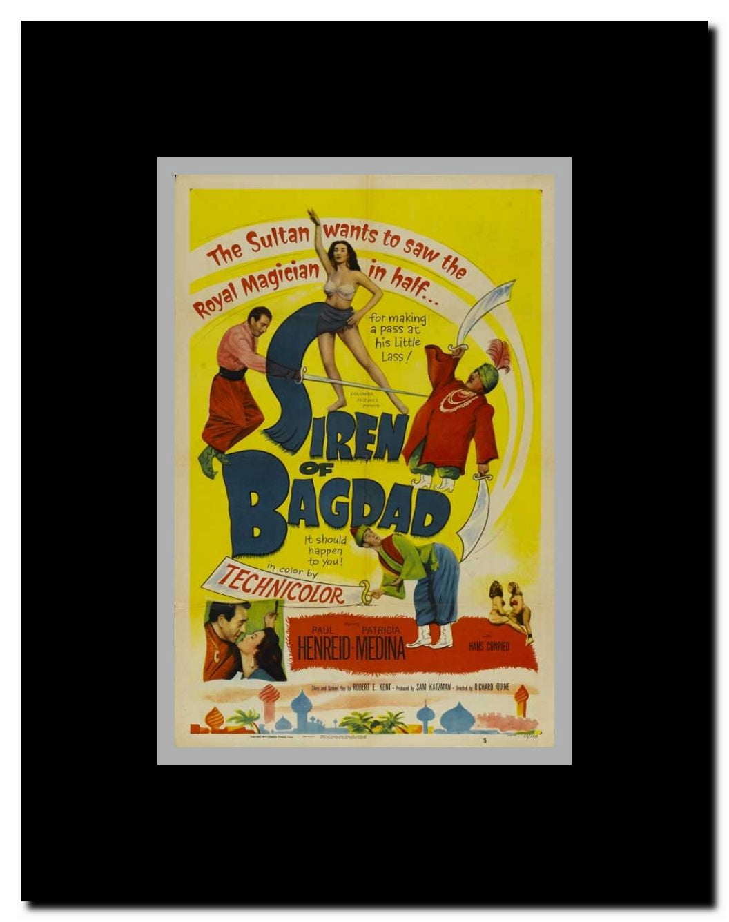 The Siren of Bagdad Framed Movie Poster