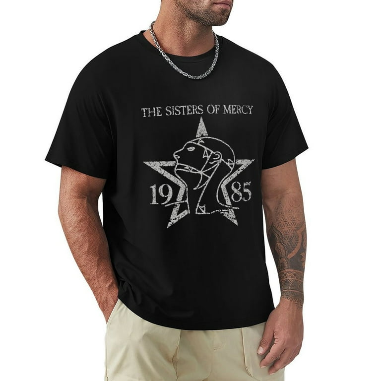 THE SISTERS OF MERCY ブラック Tシャツ THE SISTERS OF MERCY LOGO NEW BLACK T-SHIRT - Best Rock T-shirts